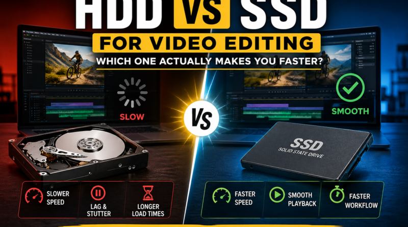 HDD vs SSD for Video Editing (2026): Which One Is Faster and Worth It?