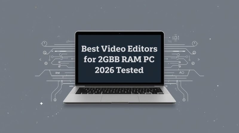 Best FREE Video Editors for 2GB RAM PC