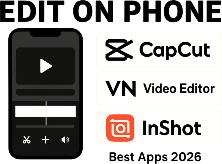 “mobile video editing apps on smartphone using CapCut and VN editor”