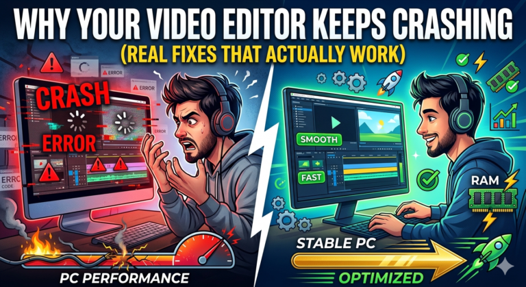 video editor crashing