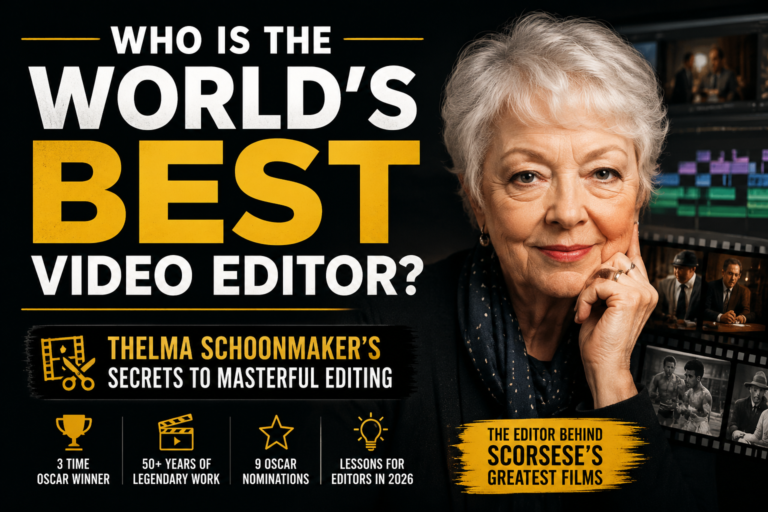 Thelma Schoonmaker widely regarded as the world's best video editor and film maker