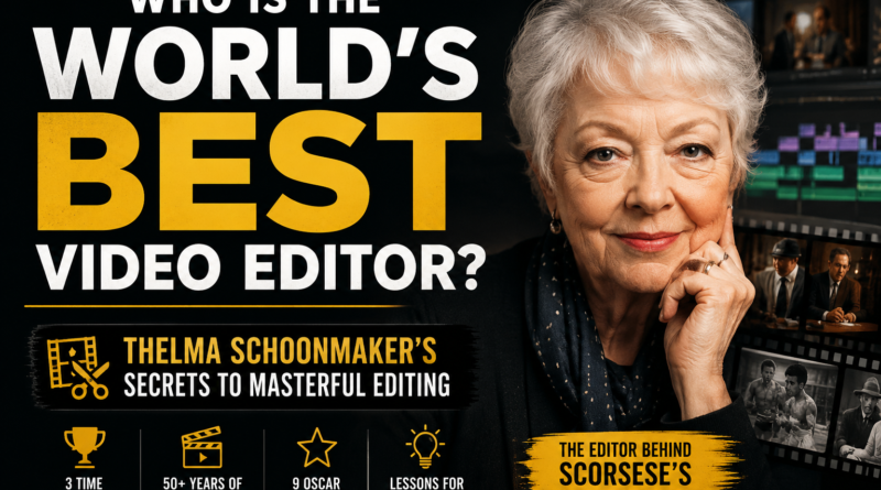 Thelma Schoonmaker widely regarded as the world's best video editor and film maker