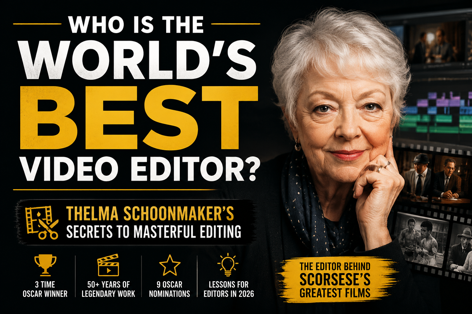 Who Is the World’s Best Video Editor? Lessons from Thelma Schoonmaker (2026)