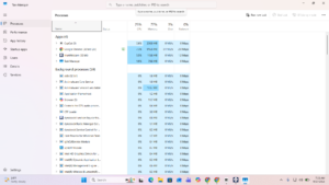 CapCut low-end PC CPU and RAM usage screenshot